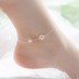 Dog Year Red Rope Anklet Nữ Silver Bell Dệt tay Vòng chân sinh viên Hàn Quốc Xu hướng mới Cặp đôi đơn giản Vòng chân lắc chân nữ vàng đẹp Vòng chân