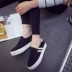 Mùa hè 2018 mới đi giày cao gót đế xuồng Giày lười phiên bản Hàn Quốc giày the thao nữ hàn quốc Plimsolls