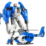 Металлический трансформер для мальчиков, комбинированная игрушка, транспорт, робот, самолет, мотоцикл, Кинг-Конг, полиция