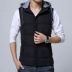 Mùa xuân của Nam Giới Trùm Đầu Bông Áo Khoác Không Tay Vest Bông Slim Slim Tank Top Casual Thanh Niên Vest Triều Áo Khoác áo thun nam Áo vest cotton