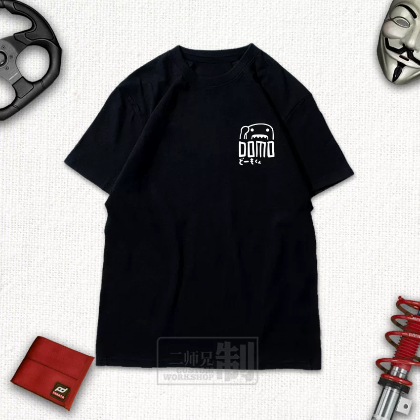 [Domo kun стильная футболка PA тюнинг тусовки JDM автомобильная культура, короткий рукав]