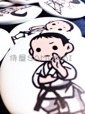 Аксессуары для каратэ 【侍屋】现货●卡通空手道徽章第三弹●空手道周边礼物纪念吧唧