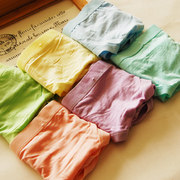 6 sợi tre đồ lót màu tinh khiết của phụ nữ đồ lót bow cotton phương thức quần lót tam giác túi hip đồ lót phụ nữ