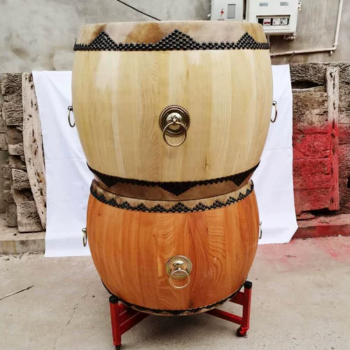 Барабанная кожаная барабан, большой барабан, белая стерна барабана, барабан, барабан, барабан, барабаны для взрослых, барабаны, барабаны, барабанный барабан Даосский храмовый барабан