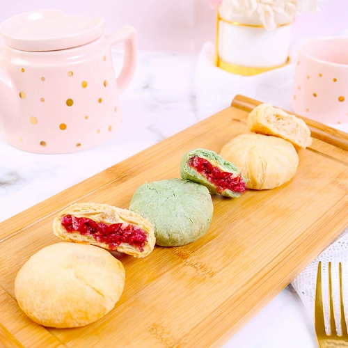 Dian Weitang Multi -Drowtaved Clorke Cake Yunnan Специальное розовое торт матча свободный ядро ​​фиолетовый картофельный торт закуски для пирога бесплатно доставка