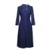 Meierya phụ nữ quần áo đầu mùa xuân mới váy ren nửa tay áo dài váy váy màu xanh 431-1 - Váy dài