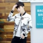Mùa xuân và mùa thu 2018 người đàn ông mới của áo khoác giản dị Slim áo Hàn Quốc nam xu hướng thời trang đẹp trai phần mỏng trên quần áo áo khoác jean nam