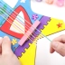 Trẻ em bằng gỗ sơn trắng hướng dẫn sử dụng DIY sản xuất mẫu giáo graffiti sáng tạo tự chế nhạc cụ gói cách làm đồ chơi cho trẻ mầm non Handmade / Creative DIY