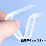 Прозрачный табличный клип пластиковый зажим для рабочего стола, столик за столом зажима зажига