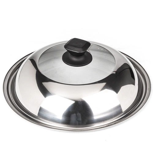 Крышка горшка из нержавеющей стали, сдержанное стеклянная стойкость многофункциональная комбинация кухонной крышки для жареных горшков гат 30 см-42 см.