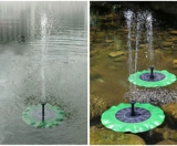 Солнечный фонтан рюшат, плавучий фонтанский водяной насос дома маленький садовый ландшафтный фонтан мини -фонтан