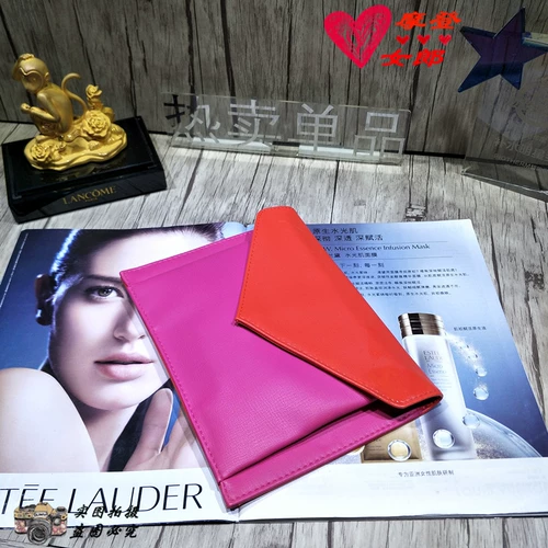 Розовые двухцветные румяна, модная портативная маленькая сумка клатч, косметичка, кошелек, новая коллекция