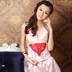 Bellyband người phụ nữ trưởng thành gợi cảm màu đỏ tạp dề set đồ cổ điển quốc gia dây đeo gió áo ngủ đẹp Bellyband