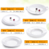 Melamine đĩa trắng đĩa nhựa món ăn nhẹ đĩa sâu đĩa súp đĩa cơm tấm bát đĩa khách sạn món ăn giả sứ bán buôn bộ đồ ăn đĩa sứ trắng Đồ ăn tối