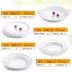Melamine đĩa trắng đĩa nhựa món ăn nhẹ đĩa sâu đĩa súp đĩa cơm tấm bát đĩa khách sạn món ăn giả sứ bán buôn bộ đồ ăn Đồ ăn tối