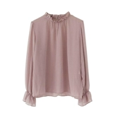 Универсальная летняя рубашка, ретро мегафон, лонгслив, 2023, Южная Корея, свободный крой