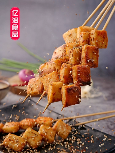 Zhufuhua Fish Tofu Tofu шампуры полупродажных шашлыков для барбекю ингредиенты Kanto вареные шампуры 1 кг/20