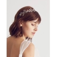 Золотой металлический кварц, повязка на голову, аксессуар для волос для невесты
