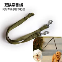 Горячая две собаки, одна тащила двух домашних животных, тяговая веревка Золотая Мао Тедди Ходячие Собачья веревка Многофункциональная тяга