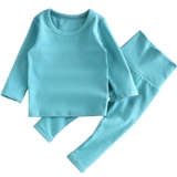 Детский демисезонный базовый комплект, бандаж пупочный, пижама подходит для мужчин и женщин, термобелье, простой и элегантный дизайн