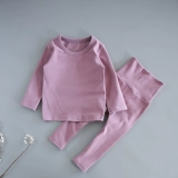 Детский демисезонный базовый комплект, бандаж пупочный, пижама подходит для мужчин и женщин, термобелье, простой и элегантный дизайн