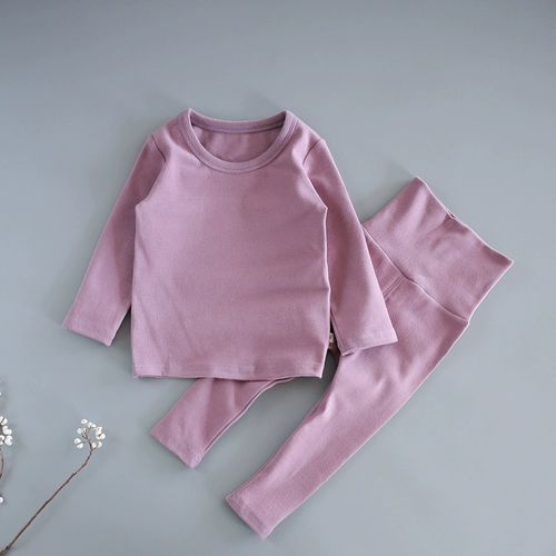 Детский демисезонный базовый комплект, бандаж пупочный, пижама подходит для мужчин и женщин, термобелье, простой и элегантный дизайн