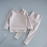 Детский демисезонный базовый комплект, бандаж пупочный, пижама подходит для мужчин и женщин, термобелье, простой и элегантный дизайн