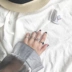 Nhật Bản và Hàn Quốc thiết kế nhẫn ngọc trai hình học kết hợp bộ phiên bản nữ Hàn Quốc của chiếc nhẫn cá tính mở vòng sinh viên 600 nhẫn vàng Nhẫn