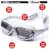 Gương bơi nữ hộp lớn cận thị chống sương mù kính bơi mũ bơi túi đeo tai bịt mũi clip thiết bị bơi nam - Goggles Goggles
