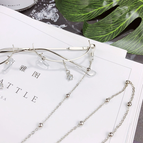 Румяна, брендовые очки, объектив, цепь подходит для мужчин и женщин, популярно в интернете