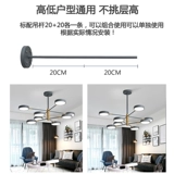 Креативная светодиодная современная дизайнерская люстра для гостиной, минималистичный светильник для спальни, скандинавский стиль, популярно в интернете