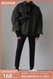 Осенняя рубашка, трендовая куртка, короткий топ для отдыха, в корейском стиле, оверсайз