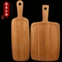 Tấm gỗ hình chữ nhật bảng bánh pizza khay gỗ Nhật Bản dao kéo bằng gỗ khay gỗ nhà tấm gỗ breadboard thìa gỗ