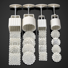 Набор посуды для выпекания 烘焙工具 手压式月饼模套装50克100克