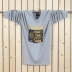 2016 new bông men cộng với phân bón XL dài tay T-Shirt đáy áo cộng với chất béo mùa thu quần áo áo thun nam hàng hiệu Áo phông dài