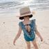 Đồ bơi bé gái 2019 mới Hàn Quốc in hình trẻ em dễ thương bikini mùa hè Nữ em bé đính ngọc trai - Đồ bơi trẻ em quần bơi bé trai Đồ bơi trẻ em