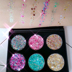 Keo-miễn phí Elf Sequins Trang Điểm Mắt Glitter Bright Powder Eyeshadow Mermaid Quy Mô Mặt Gel Cream Giai Đoạn Trẻ Trang Điểm bảng mắt colourpop sweet talk Bóng mắt