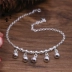 Vòng chân bạc S990 sterling bạc nữ mô hình chân bạc chuông gió thời trang vòng chân chuông nhỏ gửi quà tặng bạn gái vòng đeo chân cho nữ Vòng chân