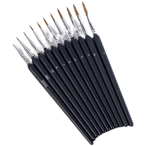 Лайнер, гуашь, акрил, акварель, кисть