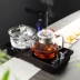 Lò nướng đôi bằng gốm điện bếp trà tự động bơm nước nhúng bàn trà bàn trà khay sắt nồi thủy tinh đặt bộ trà