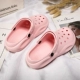 Dép đi trong nhà y tế nữ chống trơn trượt đế mềm Crocs xỏ ngón nhẹ mùa hè, giày công sở bệnh viện, giày nam size lớn nữ