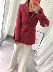 Khí hậu Hàn Quốc retro đỏ ngắn ngắn tay nhỏ may hai mặt áo khoác cashmere phù hợp với áo khoác nữ 2019 - Áo len lót đôi
