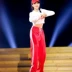 Song Qian sao với quần cùng học sinh màu đỏ thể thao thẳng giản dị chân rộng quần nữ quần rộng đồng phục học sinh bf gió - Đồng phục trường học / tùy chỉnh thực hiện