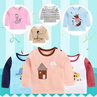 Детская хлопковая футболка, лонгслив, летняя одежда, жакет, детский комбинезон, длинный рукав