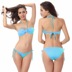 BIKINI bikini với ngực pad ngực nhiều màu mã châu Âu áo tắm nhà máy áo tắm tại chỗ - Bikinis đồ bơi đi biển Bikinis