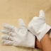 Găng tay vải dày hai lớp có lót đầy đủ Bảo hiểm lao động 24 dòng chống mài mòn công việc cơ khí nhà sản xuất thiết bị bảo hộ thợ hàn