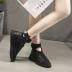 Đường phố chụp giày chạy đáy dày cao sneakers nữ mùa hè 2018 mới của Hàn Quốc vớ phẳng giày phụ nữ giày thường