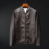 Mùa xuân và mùa thu mới của nam giới thanh niên áo da pu kakak mỏng đầu máy xu hướng áo khoác giản dị Hàn Quốc - Quần áo lông thú