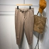 [Quần dài chín điểm dày] mùa thu và mùa đông mới màu đơn giản quần tây đơn giản nam mỏng kinh doanh Hàn Quốc - Quần Quần
