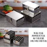 Крышка с ножом на кухнях из нержавеющей стали.